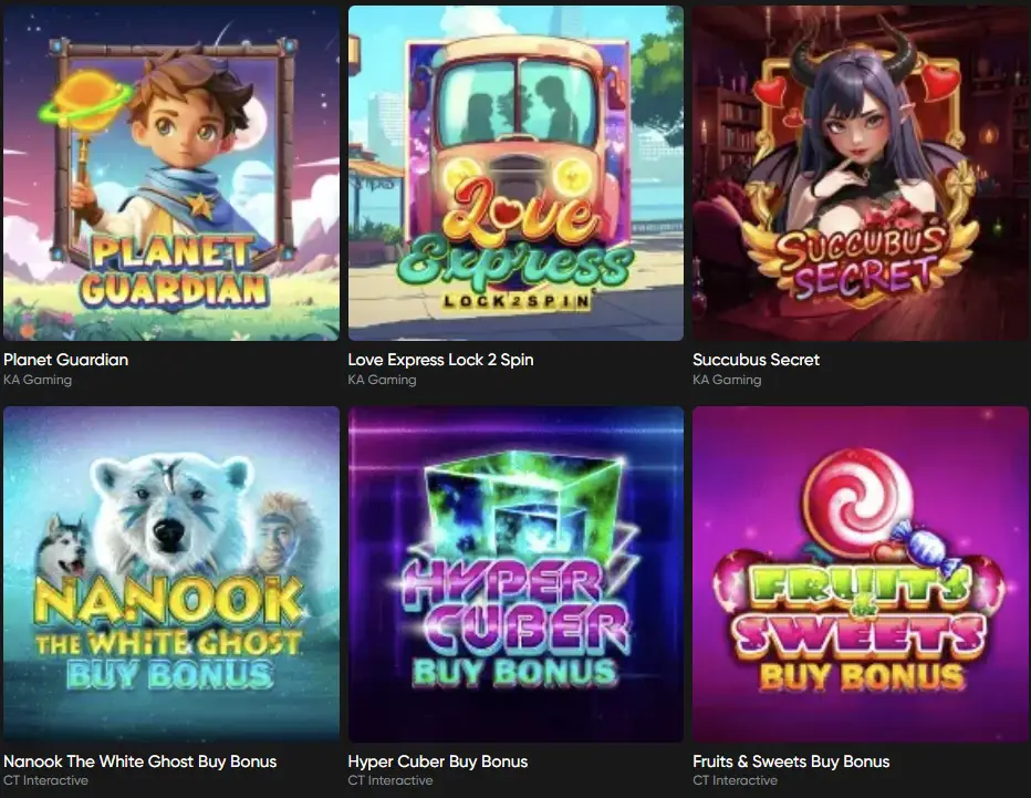 Free games at Granawin Casino